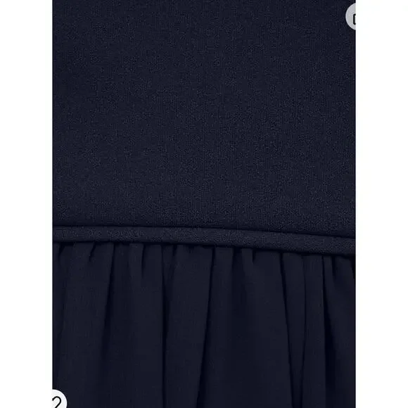 NWOT Adrianna Papell Women's One Shoulder Chiffon Gown SZ 0 - Picture 4 of 6